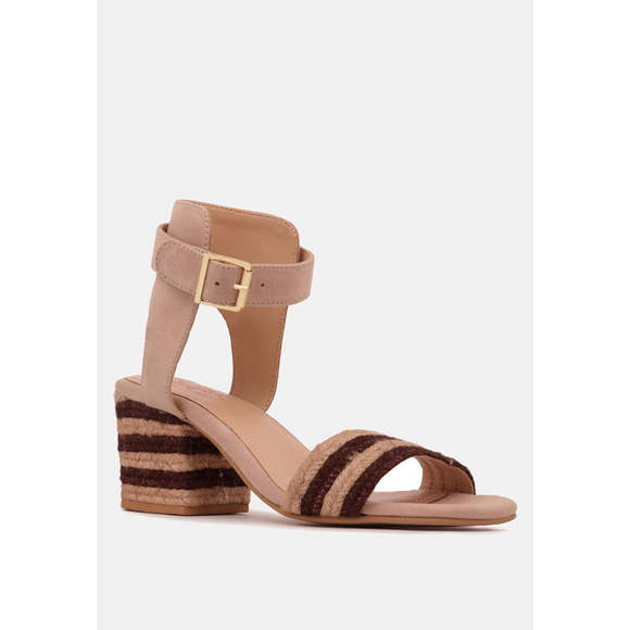 Rayna-Braided-Jute-Strap-And-Suede-Sandal - Picture 2 of 7